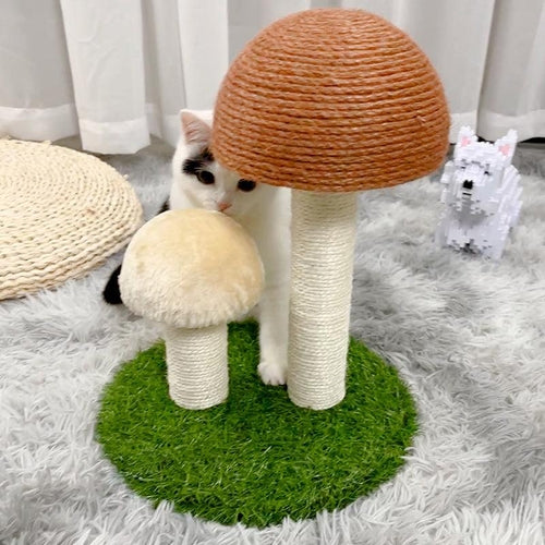 Nekomi Sisal Mushroom Cat Scratcher