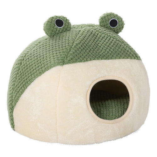 Nekomi Little Frog Plush Cat Nest