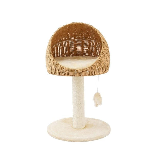 Nekomi Rustic Rattan Cat Tree