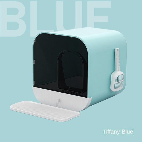 Nekomi Enclosed Splash-Proof Cat Litter Box
