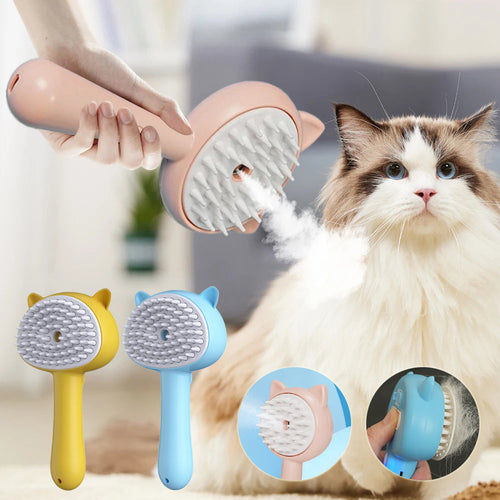 Nekomi Multifunctional Cat Grooming Brush with Gentle Mist