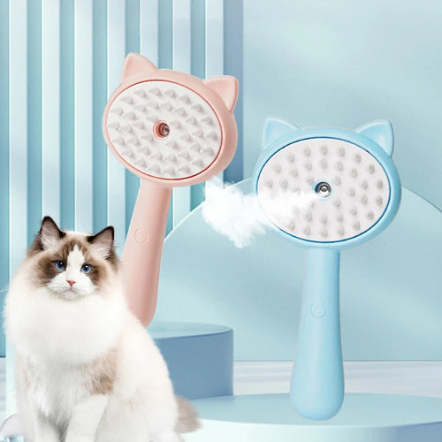 Nekomi Multifunctional Cat Grooming Brush with Gentle Mist