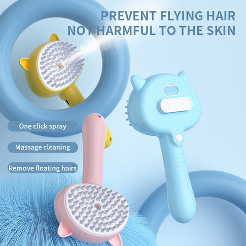 Nekomi Multifunctional Cat Grooming Brush with Gentle Mist