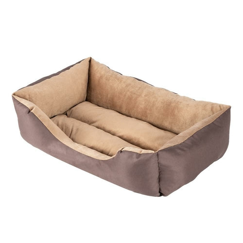 Nekomi Brown Plush Pet Bed